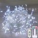 Гирлянда Веточка из капель росы холодный белый 6 м 200 LED USB с пультом, роса-мишура 6 м, гирлянда фейерверк 2427139944 фото 1