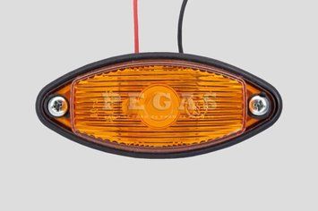 Габаритный фонарь &laquo;Лодочка&raquo; F01 желтый Stark аналог G02 QG1005-5 фото