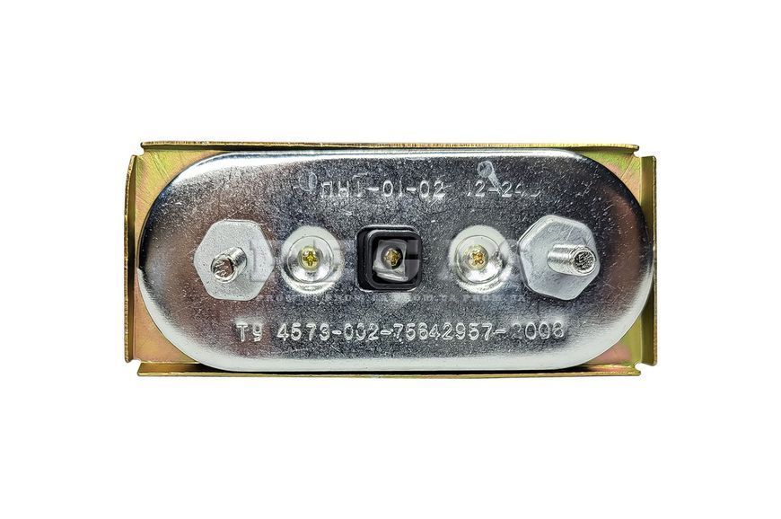 Фонарь подсветки номерного знака LED ФП-131А 5320-3717010 для КАМАЗ, МАЗ, КРАЗ, УАЗ, ГАЗель, металлическая основа ФП 131А led метал фото