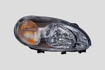 Фара на Ланос права без коректора корпус чорний 96304611 Китай, Daewoo Lanos, Sens 98 96.324.503 фото