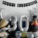 Фольгированная цифра 9 серебро 80 см, шар цифра 32 дюйма 32 дюйми фото 3