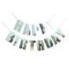 Гірлянда паперова Happy Birthday срібна глянцева 2676792810 фото 2