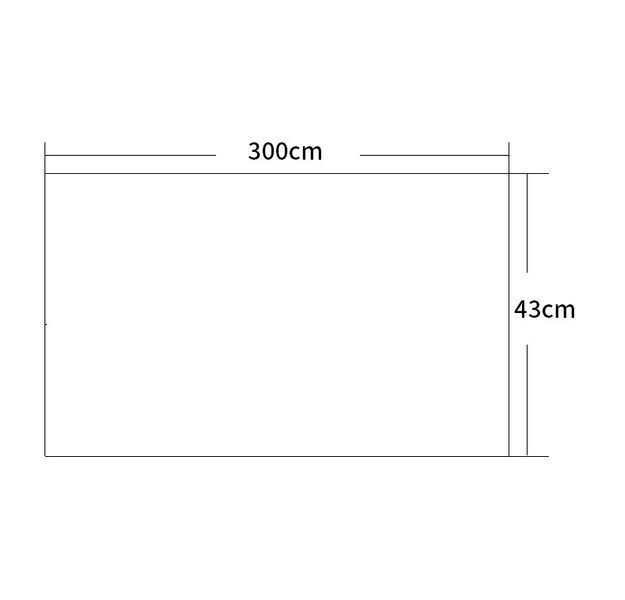 Бумага упаковочная новогодний красный Ho-ho-ho в рулоне 43 см на 3 м 2881004341 фото
