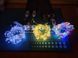 Гірлянда Гілочка з крапель роси кольорова 6 м 200 LED USB з пультом, роса-мішура 6 м, гірлянда феєрверк 3000133969 фото 2