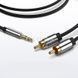 Кабель AUX 3.5 mm M - 2xRCA M, 2 м, Black (BCFBF) Vention 2 м фото 7