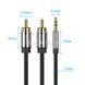 Кабель AUX 3.5 mm M - 2xRCA M, 1,5 м, Black (BCFBF) Vention 1,5 м фото 2