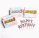 Свечки Happy Birthday золото HВ фото 6