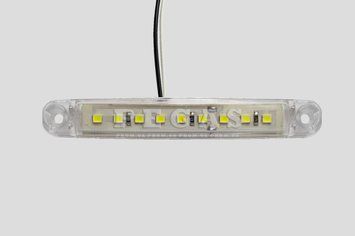Габаритний ліхтар 9 LED білий 12-24V UP 104 для причепів, вантажівок, спецтехніки UP 104 9 LED фото